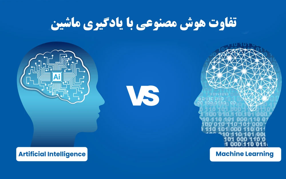 تفاوت هوش مصنوعی با یادگیری ماشین